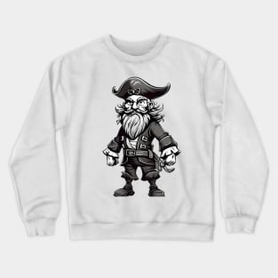 Cartoon Pirate Crewneck Sweatshirt